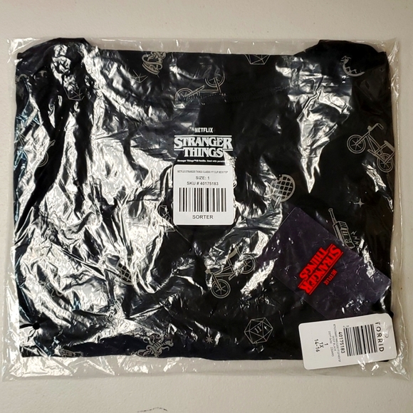 ❤️NWT VINTAGE TORRID TOP - STRANGER THINGS DEMOGORGON TEE - PLUS SIZE SHIRT - Picture 4 of 11